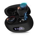 UrbanX True Wireless Bluetooth Earbuds + Charging Case, Black, Dual Connect, IPX5 liquid Resistance, Bluetooth 5.2 Connection, Balanced, Bass Boost suitable with  Legion Duel 2