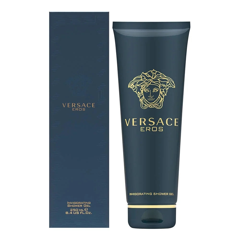 Versace Eros Invigorating Shower Gel for Men, 8.4 Oz