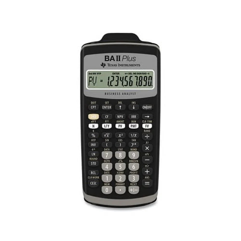 BAIIPlus Financial Calculator 10-Digit LCD