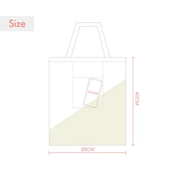 Clover Irish National Day Green Expression Sack Canvas Tote Shoulder Bag