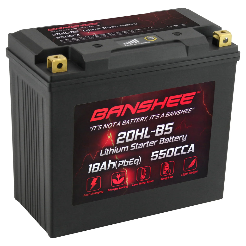 Banshee YTX20L-BS LiFePO4 Motorsports Battery appropriate with CAN-AM Renegade 800R 2013 to 2015
